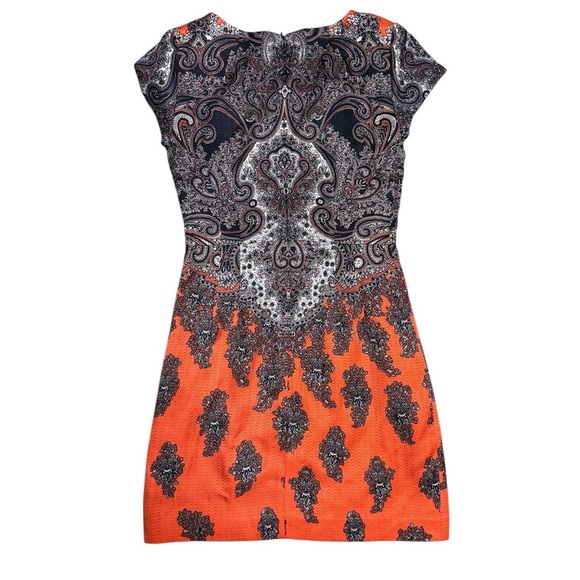 CLUB MONACO Women’s Paisley Short Dress - Size 2 [Small] - Picture 3 of 5